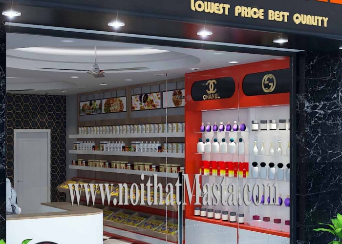 THIẾT KẾ NỘI THẤT SIÊU THỊ T MART - CHỊ HÀ - HỘI AN
